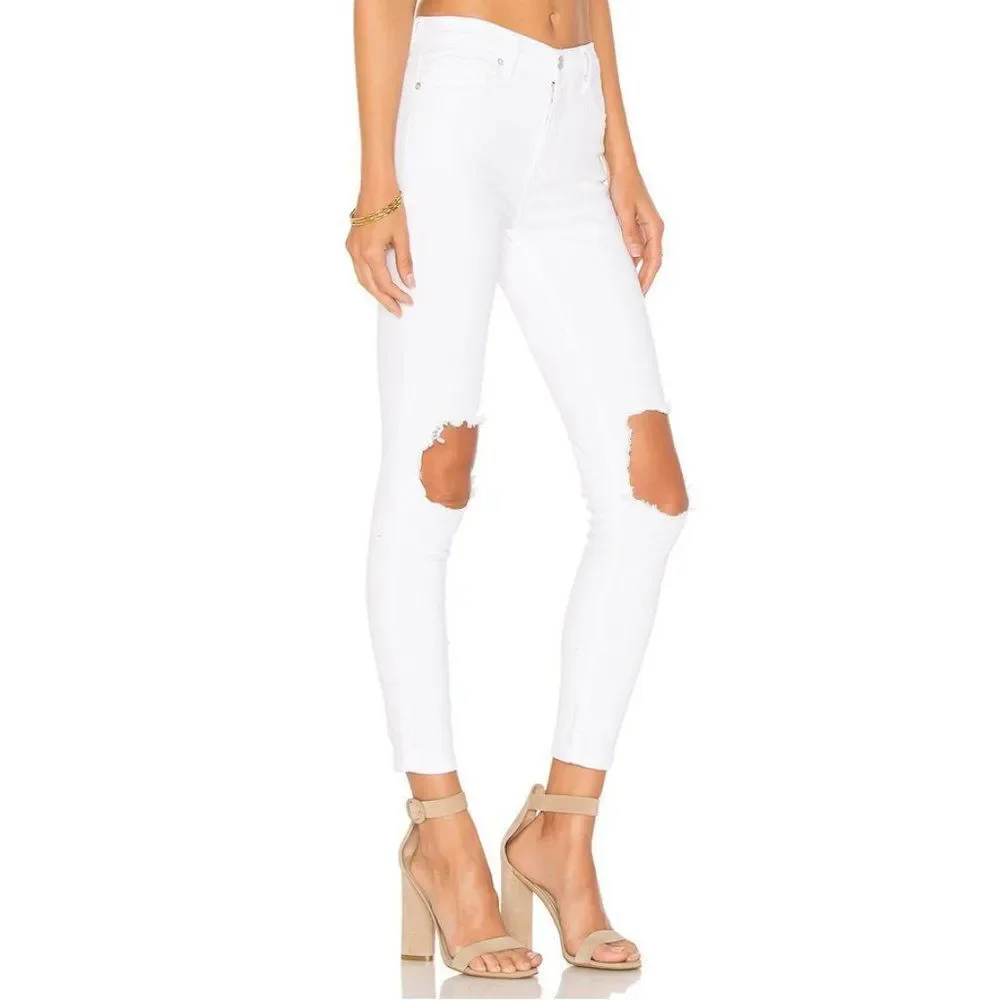 Free People Busted Knee Skinny Jean